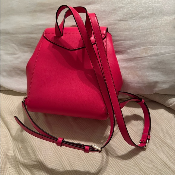 Pink Kate Spade New York Leather Backpack - Picture 2 of 3